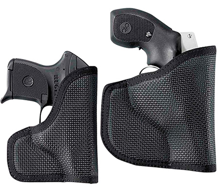 [792695300342] DeSantis Gunhide N38BJP6Z0 Nemesis  Pocket Black Rubberized Fabric Fits Colt Mustang/Pony/Pocketlite Right Hand