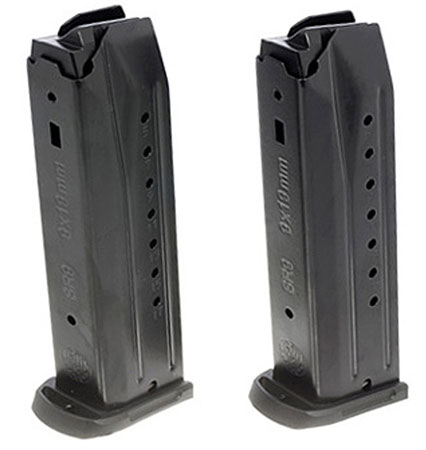 [736676904495] Ruger 90449 SR9C Value Pack 17rd Magazine Fits Ruger SR/SRc/9E 9mm Luger Blued 2 Pack