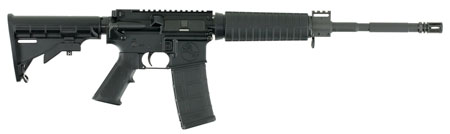 [651984014240] ArmaLite DEF15 M-15 Defensive Sporting Rifle 223 Rem/5.56 NATO 30+1 16" Chrome Moly Vanadium Barrel, Black Hard Coat Anodized Receiver, Black Synthetic 6 Position Collapsible Stock, Black Polymer Grip