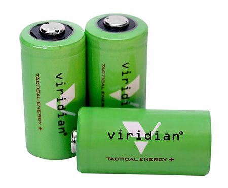 [804879296706] Viridian 3500006 CR123 Battery  Green 3.0 Volts 1,750 mAh (3) Single Pack