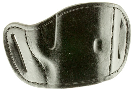 [672352007411] Bulldog MLBM Molded  OWB Black Leather Belt Slide Fits Browning Hi-Power Fits Kahr P45 Right Hand