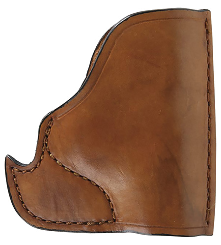 [672352007473] Bulldog MLTIP Inside The Pocket  Tan Leather Fits Micro Pistols 22/25/380 Fits Ruger LCP/Walther PPK Ambidextrous