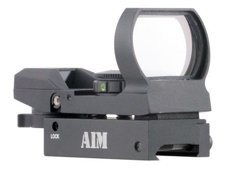 [815879013231] Aim Sports RT4WF1 Reflex Sight Warfare Edition Matte Black 1x 24mm x 34mm Red/Green Multi Reticle