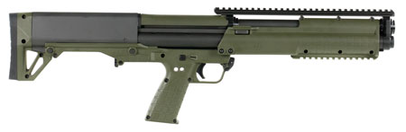 [640832003284] Kel-Tec KSGGRN KSG  OD Green 12 Gauge 18.50" 3" 14+1 OD Green Rec/Barrel OD Green Polymer Fixed Stock  &  Grip