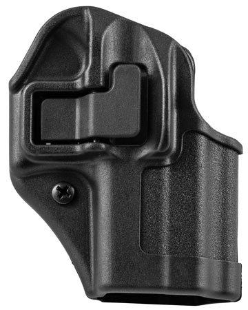 [648018220074] Blackhawk 410567BKR Serpa CQC  OWB Size 67 Matte Black Polymer Belt Loop/Paddle Fits Glock 42 Right Hand