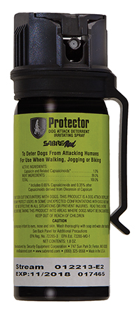 [023063103747] Sabre SRPMK3 Dog Spray  Capsaicin Range 15 ft 1.80 oz Includes Belt Clip