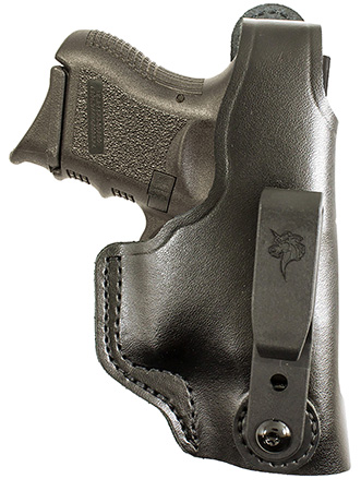 [792695318880] DeSantis Gunhide 033BAB6Z0 Dual Carry II  IWB/OWB Black Leather Belt Clip Compatible w/Glock 19/Beretta Cougar/Sig P225 Right Hand