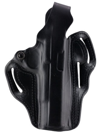 [792695237792] DeSantis Gunhide 001BAB2Z0 Thumb Break Scabbard OWB Black Leather Belt Slide Fits Glock 17 Fits Glock 22 Fits Glock 31 Right Hand