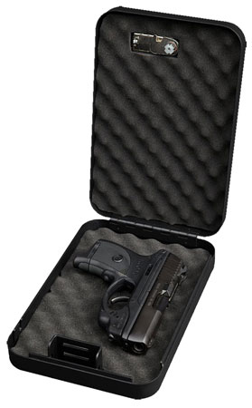 [672352009262] Bulldog BD1126 Personal Vault  Combination/Key Entry Black Powder Coat Steel Holds 1 Handgun 9.50" L x 6.50" W x 2" D