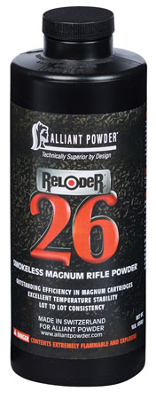 [008307607014] Alliant Powder RELODER26 Rifle Powder Reloder 26 Rifle Multi-Caliber Magnum 1 lb