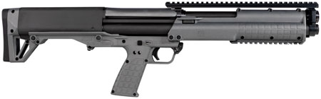 [640832006094] Kel-Tec KSGGY KSG  Sports South Exclusive 12 Gauge 14+1 3" 18.50" Barrel, Exclusive Tactical Gray Fixed Bullpup Stock, Includes Picatinny Rails