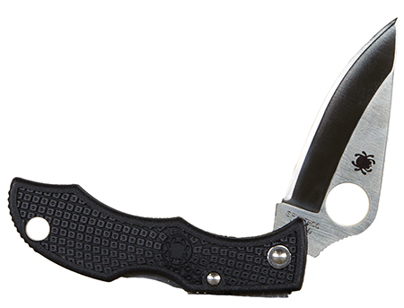 [716104004522] Spyderco  Ladybug 3  1.94" Folding Clip Point Plain VG-10 Stainless Steel Blade FRN Black Handle