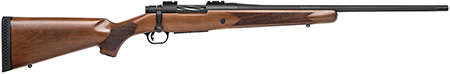 [015813278355] Mossberg 27835 Patriot  243 Win 5+1 22" Matte Blued Fluted Barrel, Drilled  &  Tapped Matte Blued Stainless Steel Receiver, Walnut Fixed Stock, Right Hand