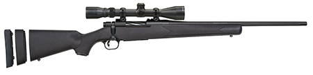 [015813278676] Mossberg 27867 Patriot Super Bantam 308 Win Caliber with 5+1 Capacity, 20" Fluted Barrel, Matte Blued Metal Finish  &  Black Synthetic Stock Right Hand (Youth) Includes 3-9x40mm Scope