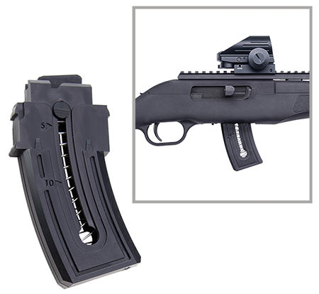 [015813951357] Mossberg 95135 Blaze  10rd 22 LR Magazine For Use w/Mossberg Blaze/47 Models