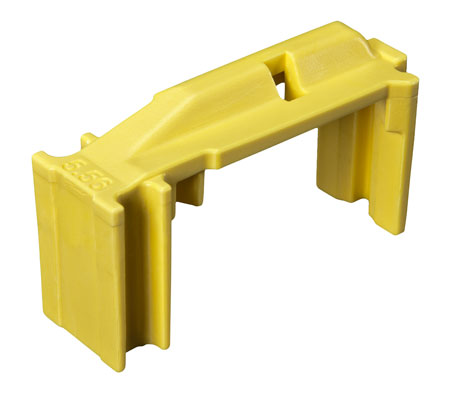 [873750000374] Magpul MAG110-YEL Enhanced Self-Leveling Follower 4-Way Anti-Tilt 5.56x45mm NATO Compatible w/USGI 30-Round Aluminum Magazine Yellow Polymer/ 3 Pack