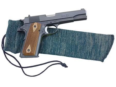 [047700172699] Remington Accessories 17269 Gun Sack  12" Handgun Green Silicone Treated Polyester