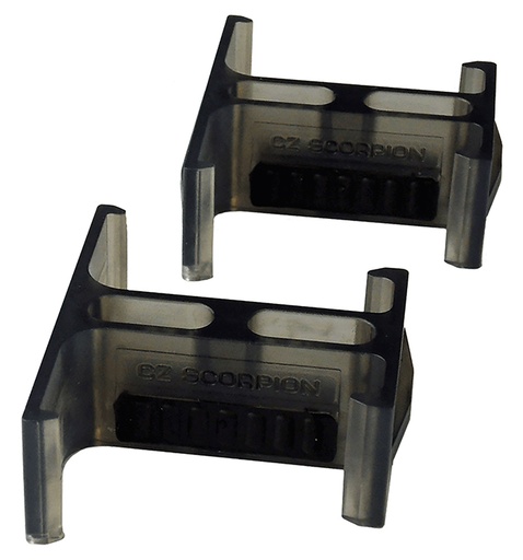 [806703198880] CZ-USA 19888 Mag Coupler  30rd Compatible w/ CZ Scorpion Magazines Smoke Plastic