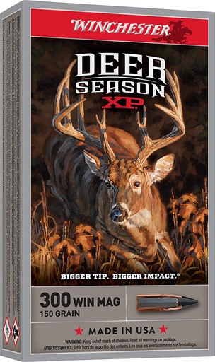 [020892221598] Winchester Ammo X300DS Deer Season XP 300WinMag 150gr Extreme Point 20 Per Box/10 Case
