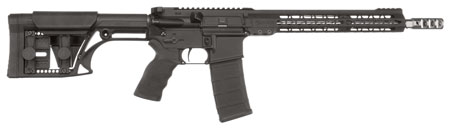 [651984015209] ArmaLite M153GN13 M-15 Competition 223 Rem/5.56x45mm NATO  30+1 13.50" Barrel, Black Hard Coat Anodized Receiver, Adjustable Luth-AR MBA-1 Stock, Optics Ready