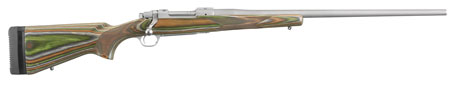 [736676471393] Ruger 47139 Hawkeye Predator Full Size 6.5 Creedmoor 4+1 24" Matte Stainless Steel Barrel, Matte Stainless Steel Receiver w/Integral Scope Mount, Green Mountain Adj LOP Laminate Stock, Right Hand