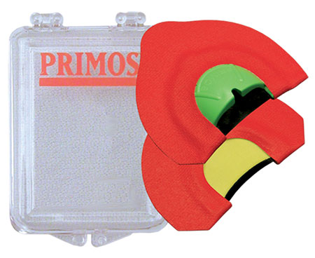 [010135017231] Primos PS1723 Randy Anderson Howler Diaphragm Call Coyote Sounds Attracts Coyotes Red 2 pk