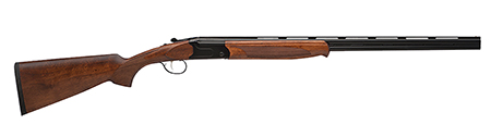 [011356221674] Stevens 22167 555  Full Size 28 Gauge Break Open 2.75" 2rd 26" Black Satin Over/Under Vent Rib Barrel, Satin Black Aluminum Receiver, Fixed Oiled Turkish Walnut Stock, Ambidextrous