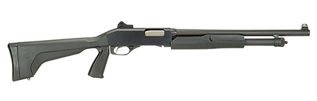 [011356224392] Stevens 22439 320 Security 20 Gauge 3" 5+1 18.50" Matte Blued Carbon Steel Barrel, Matte Black Fixed Pistol Grip Stock Ambidextrous, Ghost Ring Sight