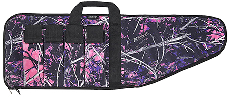 [672352009026] Bulldog MDG1043 Extreme Tactical  43" Muddy Girl Camo Water-Resistant Nylon Camo, Black Trim, Tricot Lining, 4 External Velcro Magazine Pouches