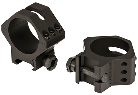 [076683996824] Weaver Mounts 99682 Six-Hole Picatinny Rings  Matte Black 34mm Low
