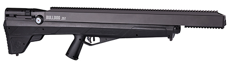 [028478144200] Benjamin BPBD3S Bulldog  PCP 357 Pellet 4+1 Shot Black Black Receiver Black Fixed Bullpup Stock