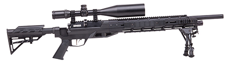 [028478145122] Benjamin BTAP22SX Tactical Armada  PCP 22 Pellet 10+1 Shot Black Black Receiver Black M4 Telescopic Stock Scope 4-16x50mm AO