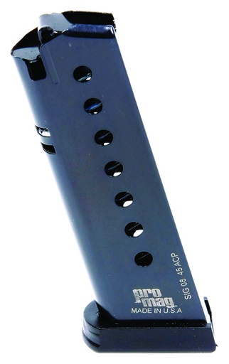 [708279000447] ProMag SIG08 Standard  8rd 45 ACP Fits Sig P220 Blued Steel