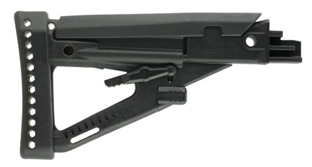[708279011689] Archangel AA123 OPFOR Buttstock Black Synthetic 4 Position Adjustable for AK-Platform