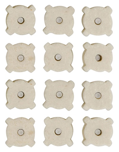 [014895003541] Otis FG2715PDB Star Chamber Cleaning Pads 5.56x45mm NATO Felt 12 PK