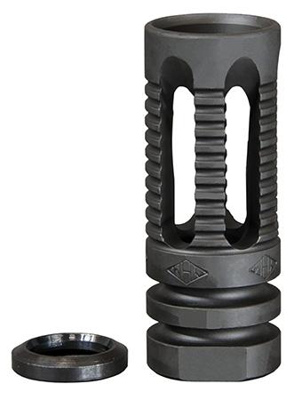[816701013627] Yankee Hill 285C1 Phantom Flash Hider Black Steel with 1/2"-28 tpi Threads  &  2.13" OAL for 5.56x45mm NATO AR-Platform