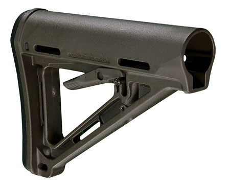 [873750003122] Magpul MAG400-ODG MOE Carbine Stock OD Green Synthetic for AR-15, M16, M4 with Mil-Spec Tube (Tube Not Included)