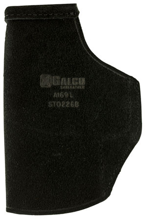 [601299800144] Galco STO226B Stow-N-Go  IWB Black Leather Belt Clip Fits Glock 19 Gen1-5/19X/23 Gen2-5 Right Hand
