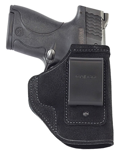[601299800212] Galco STO266B Stow-N-Go  IWB Black Leather Belt Clip Fits 1911 4-4.25" Barrel Right Hand
