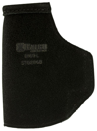 [601299800236] Galco STO286B Stow-N-Go  IWB Black Leather Belt Clip Fits Glock 26 Gen3-5/27 Gen3-5/33 Right Hand