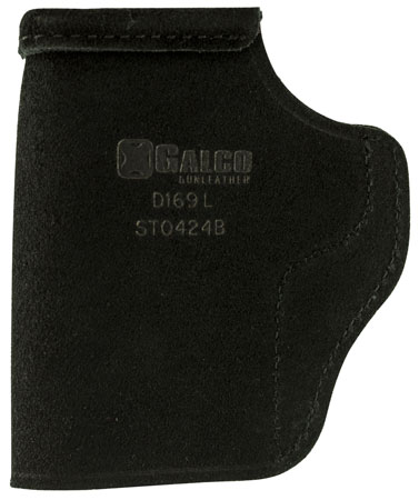 [601299800304] Galco STO424B Stow-N-Go  IWB Black Leather Belt Clip Fits 1911 3" Barrel Right Hand