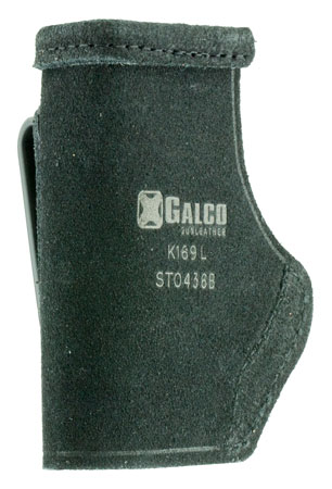 [601299800342] Galco STO436B Stow-N-Go  IWB Black Leather Belt Clip Fits Ruger LCP/Diamondback DB Right Hand