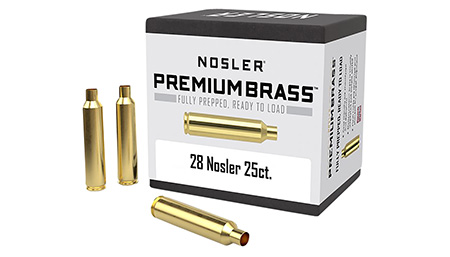 [054041101509] Nosler 10150 Premium Brass Unprimed Cases 28Nosler Rifle Brass 25/Box