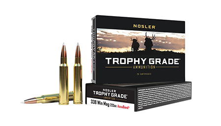 [054041600743] Nosler 60074 Trophy Grade  338WinMag 225gr Nosler AccuBond 20 Per Box/10 Case