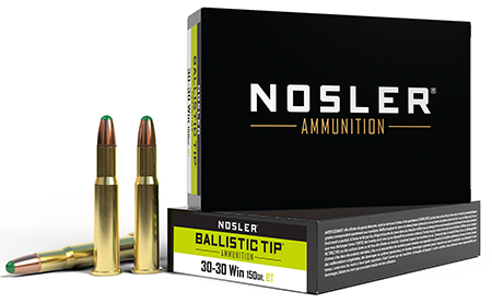 [054041400657] Nosler 40065 Ballistic Tip  30-30Win 150gr Round Nose Ballistic Tip 20 Per Box/10 Case