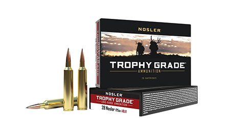 [054041601559] Nosler 60155 Trophy Grade Long-Range 28Nosler 175gr Nosler Spitzer AccuBond Long Range 20 Per Box/10 Case
