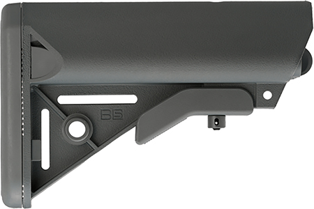 [814927020054] B5 Systems SOP1123 Enhanced SOPMOD Wolf Gray Synthetic for AR-Platform with Mil-Spec Receiver Extension (Tube Not Included)