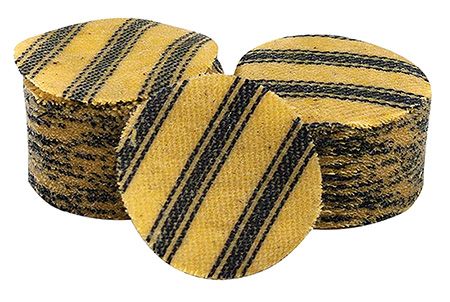 [040589020525] Traditions A1286 EZ Clean 2 Pillow Ticking Patches .50 .54 Cal Cotton 100 Per Pack