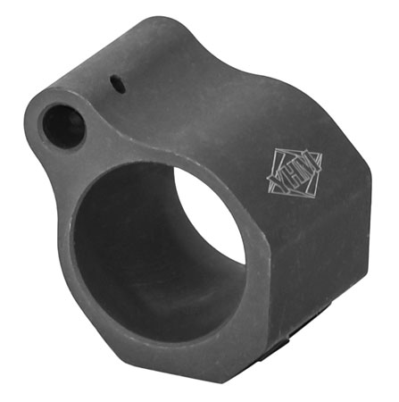 [816701013573] Yankee Hill 9383 Low Profile Gas Block  Screw Set .750" Black Phosphate Steel 0.95"