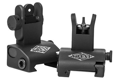 [816701013283] Yankee Hill 5040 Q.D.S. Sight Set  Black Hardcoat Anodized AR Platform